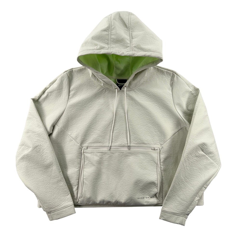 Nike Sportswear Tech Pack Women's 2XL Cropped Packable Hoodie Phantom Green